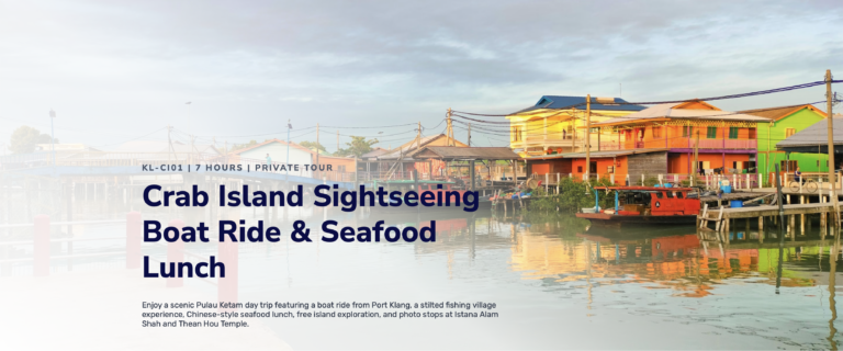 Crab Island Sightseeing Boat Ride & Seafood Lunch (Duration:  7 Hours | Private Tour | Hotel Pick-Up & Drop-Off)